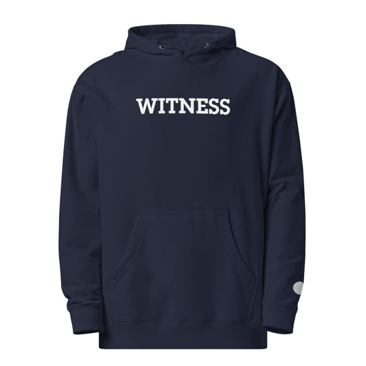 "WITNESS" Embroidered Hoodie